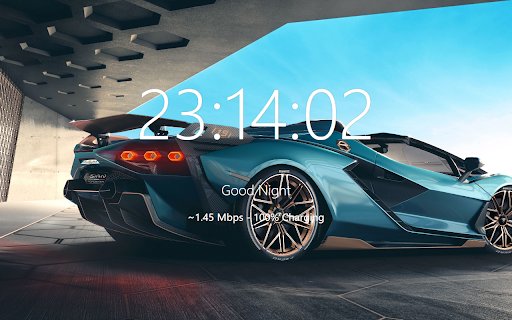 Lamborghini New Tab  from Chrome web store to be run with OffiDocs Chromium online