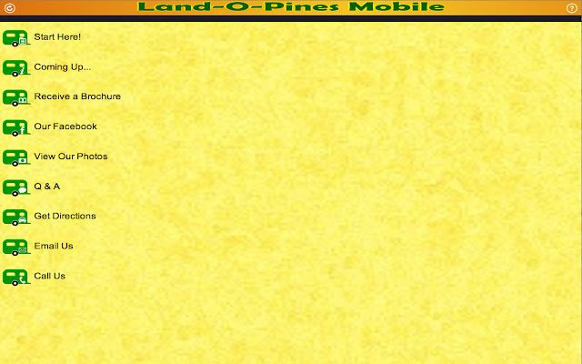 LandOPines Mobile  from Chrome web store to be run with OffiDocs Chromium online