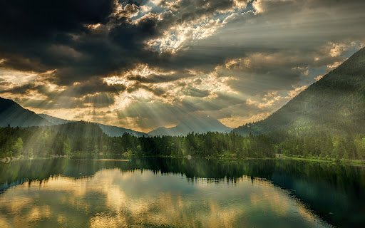 landscape lake sunlight  from Chrome web store to be run with OffiDocs Chromium online