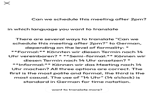 Language Translator  from Chrome web store to be run with OffiDocs Chromium online