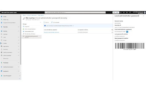 LAPS Password Barcode Generator  from Chrome web store to be run with OffiDocs Chromium online