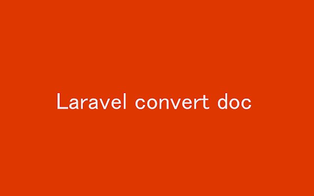 Chrome web mağazasından Laravel Laravel, OffiDocs Chromium çevrimiçi ile çalıştırılacak