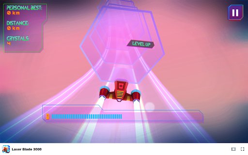 Laser Blade 3000 Drive through stunning stages and collect crystals!  from Chrome web store to be run with OffiDocs Chromium online