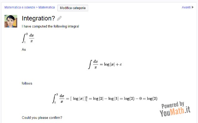 Latex for Yahoo Answers  from Chrome web store to be run with OffiDocs Chromium online