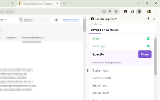 Launch Sequences  from Chrome web store to be run with OffiDocs Chromium online