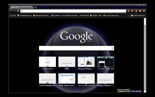 LavaChrome Blue dal negozio web Chrome da eseguire con OffiDocs Chromium online