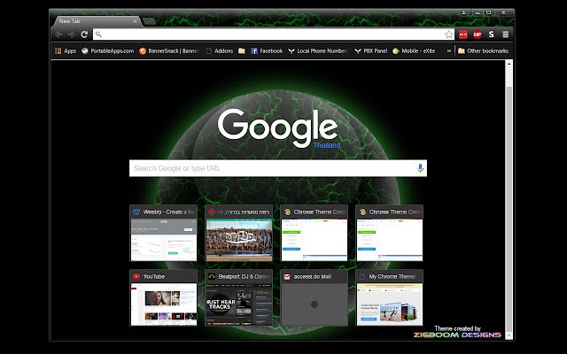 LavaChrome Green dari toko web Chrome untuk dijalankan dengan OffiDocs Chromium online
