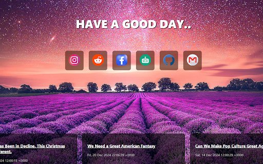 Lavender Glow Tab  from Chrome web store to be run with OffiDocs Chromium online