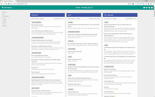 LDTM (Looks Delicious To Me)  from Chrome web store to be run with OffiDocs Chromium online