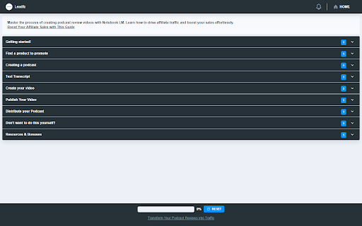 Leadify  from Chrome web store to be run with OffiDocs Chromium online