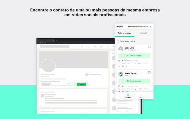 Leads2b Busca de Contatos B2B Stage de Chrome web store para ejecutarse con OffiDocs Chromium en línea