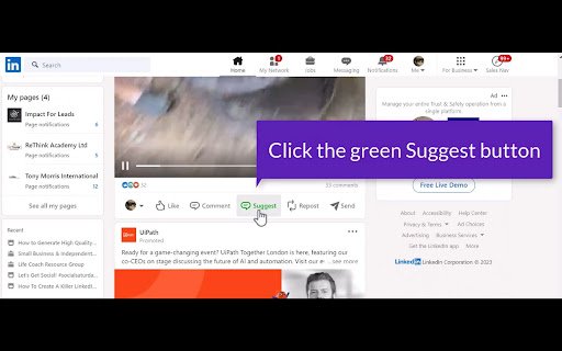 LEADS Comments  from Chrome web store to be run with OffiDocs Chromium online