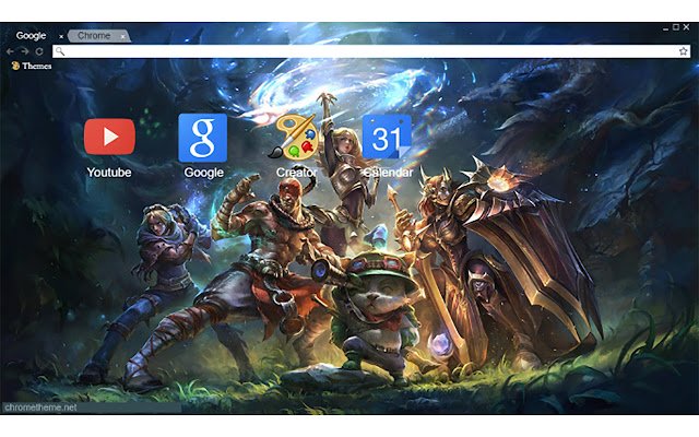 League of Legends Luxs Team 1366x768 da Chrome Web Store para ser executado com OffiDocs Chromium online