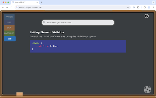 Learn Coding with ChatGPT  from Chrome web store to be run with OffiDocs Chromium online