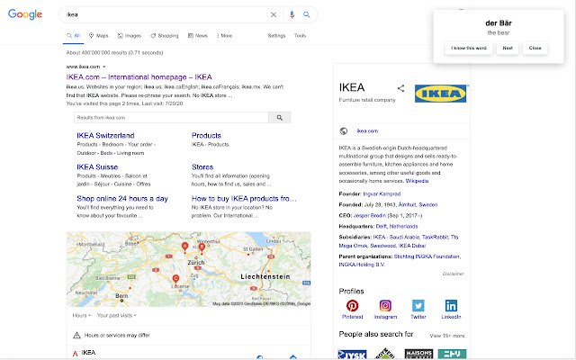 Learn foreign words  from Chrome web store to be run with OffiDocs Chromium online