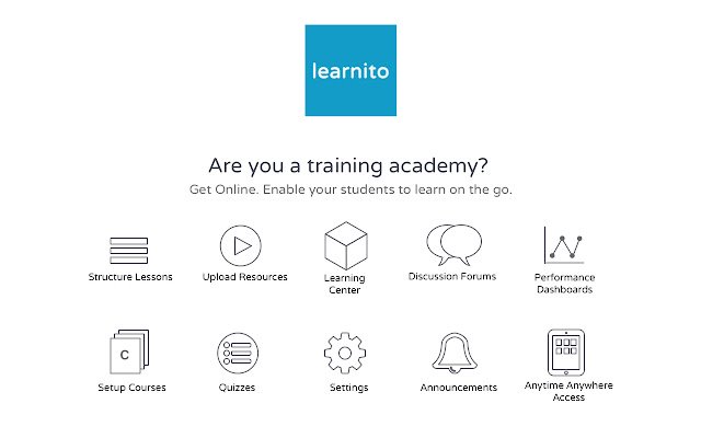 Learnito Virtual Classrooms Partajarea ecranului din magazinul web Chrome va fi rulat cu OffiDocs Chromium online