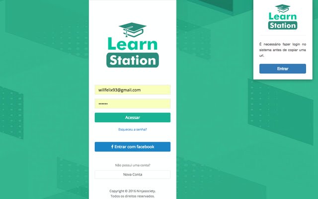 LearnStation từ cửa hàng Chrome trực tuyến sẽ được chạy trực tuyến bằng OffiDocs Chrome
