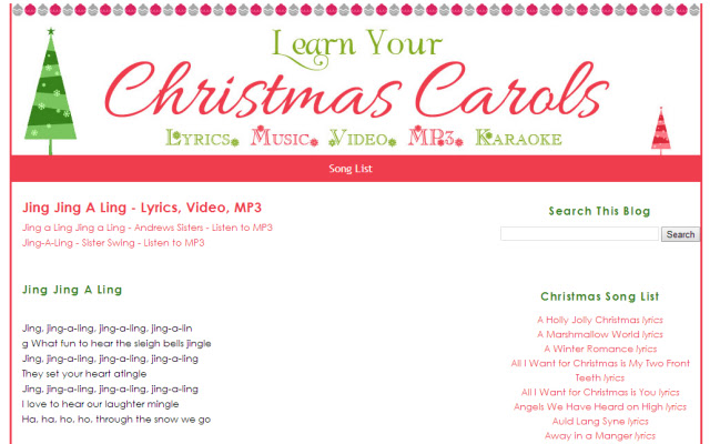 Learn Your Christmas Carols  from Chrome web store to be run with OffiDocs Chromium online