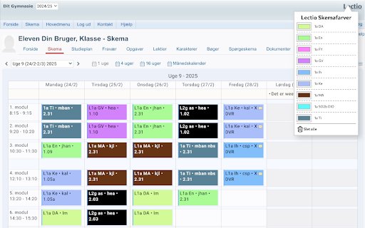 Lectio Farver  from Chrome web store to be run with OffiDocs Chromium online