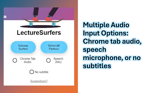 LectureSurfers  from Chrome web store to be run with OffiDocs Chromium online