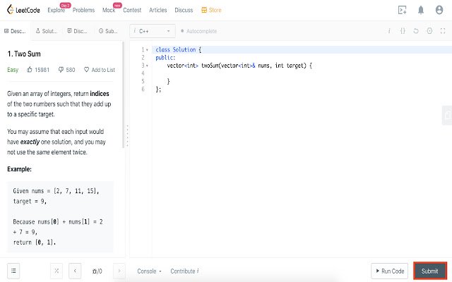 LeetCode Submitter  from Chrome web store to be run with OffiDocs Chromium online