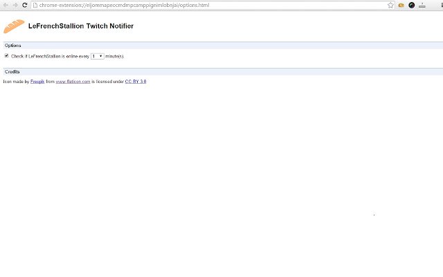 LeFrenchStallion Live Notifier  from Chrome web store to be run with OffiDocs Chromium online