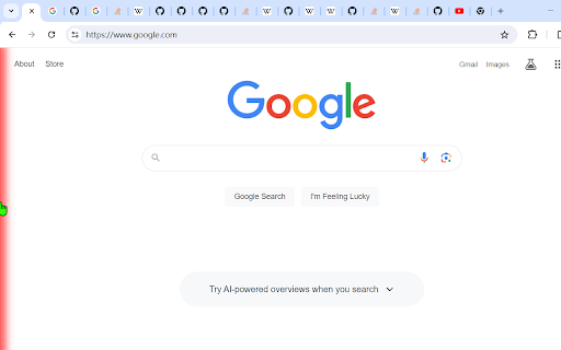 Left Navigation  from Chrome web store to be run with OffiDocs Chromium online