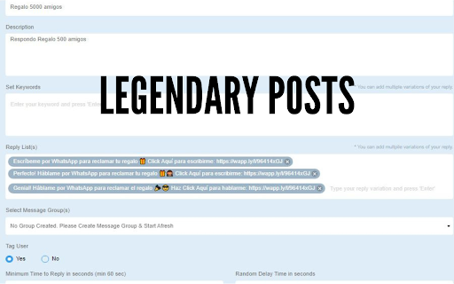 Legendary Posts from Chrome web store to be run with OffiDocs Chromium online Legendary Posts from Chrome web store to be run with OffiDocs Chromium online