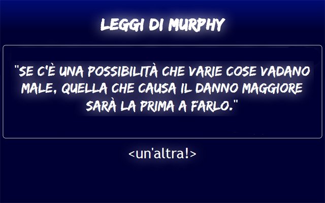 Leggi di Murphy dal Chrome web store da eseguire con OffiDocs Chromium online