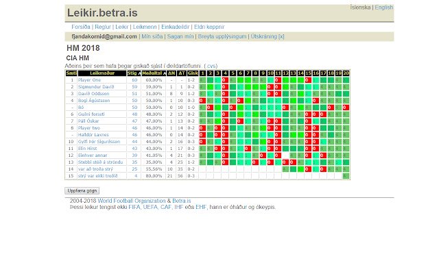 Leikir.betra.is viðbót  from Chrome web store to be run with OffiDocs Chromium online