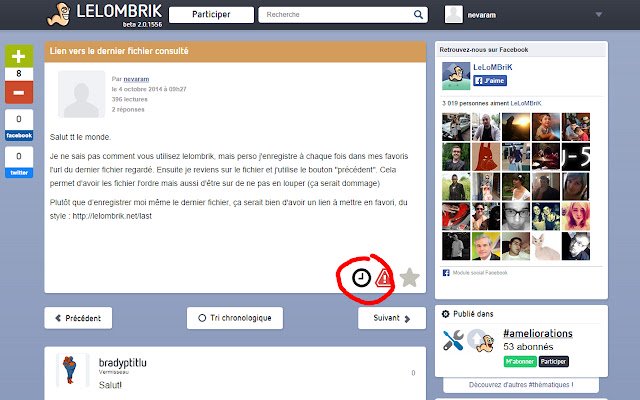 Lelombrik Bookmark  from Chrome web store to be run with OffiDocs Chromium online