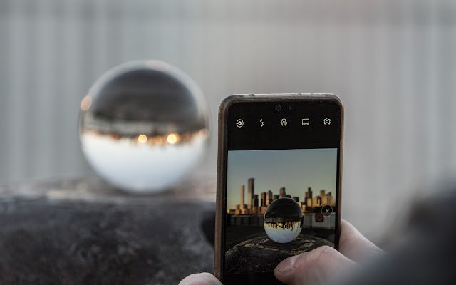 Lensball  from Chrome web store to be run with OffiDocs Chromium online