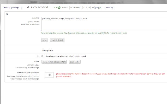 Lentascope din magazinul web Chrome va fi rulat cu OffiDocs Chromium online