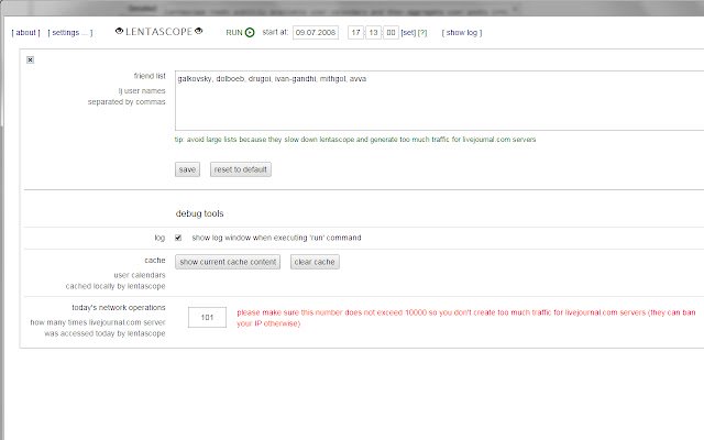 Lentascope  from Chrome web store to be run with OffiDocs Chromium online
