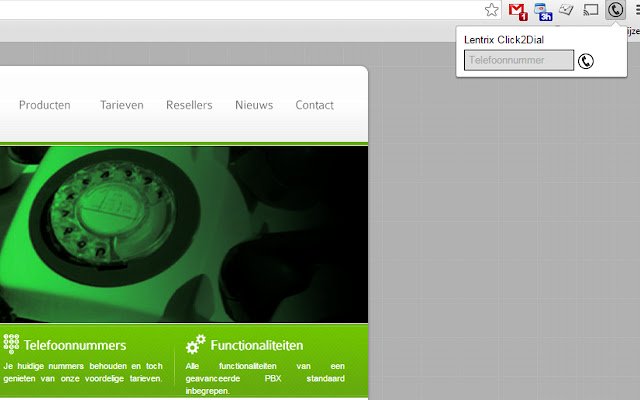 Chrome web mağazasından Lentrix Clik2Dial, OffiDocs Chromium çevrimiçi ile çalıştırılacak