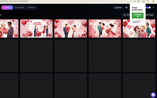 Leonardo AI bulk image downloader Free version  from Chrome web store to be run with OffiDocs Chromium online