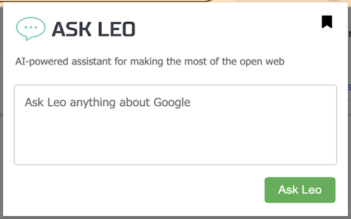 Leo Page Assistant  from Chrome web store to be run with OffiDocs Chromium online