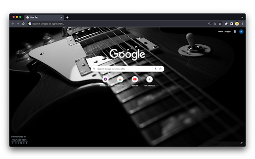 Les Paul Guitar Monochrome  from Chrome web store to be run with OffiDocs Chromium online