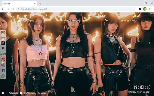 Le Sserafim Wallpapers  from Chrome web store to be run with OffiDocs Chromium online