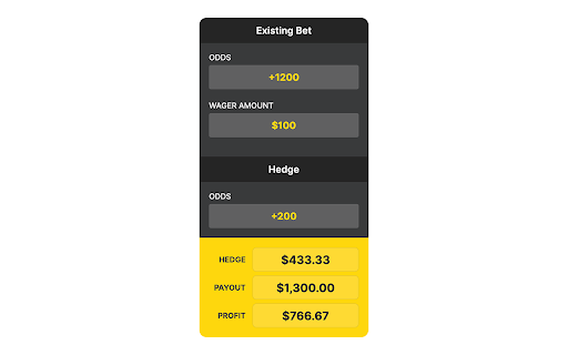 LetMeBet.com  from Chrome web store to be run with OffiDocs Chromium online