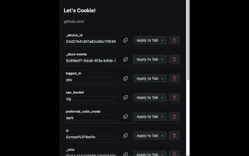 Lets Cookie!  from Chrome web store to be run with OffiDocs Chromium online