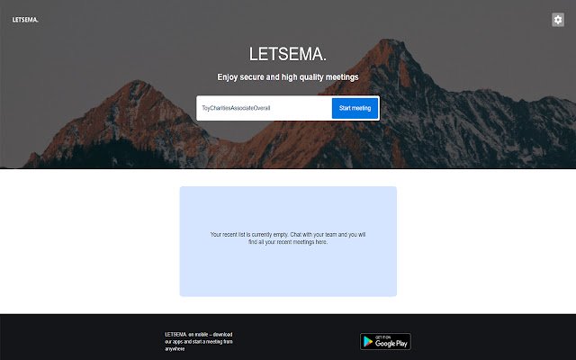 LETSEMA. Meetings  from Chrome web store to be run with OffiDocs Chromium online