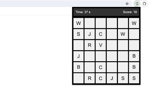 Letter Swap Game  from Chrome web store to be run with OffiDocs Chromium online
