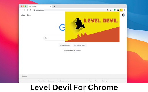 Level Devil for Chrome™ from Chrome web store to be run with OffiDocs Chromium online Level Devil for Chrome™ from Chrome web store to be run with OffiDocs Chromium online