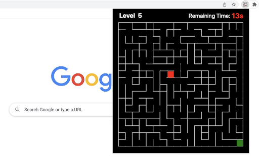 Level Maze  from Chrome web store to be run with OffiDocs Chromium online
