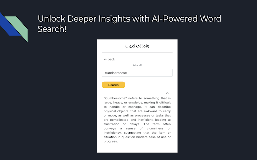 LexiClick from Chrome web store to be run with OffiDocs Chromium online LexiClick from Chrome web store to be run with OffiDocs Chromium online