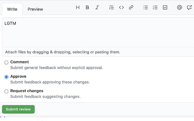 LGTM for GitHub!  from Chrome web store to be run with OffiDocs Chromium online
