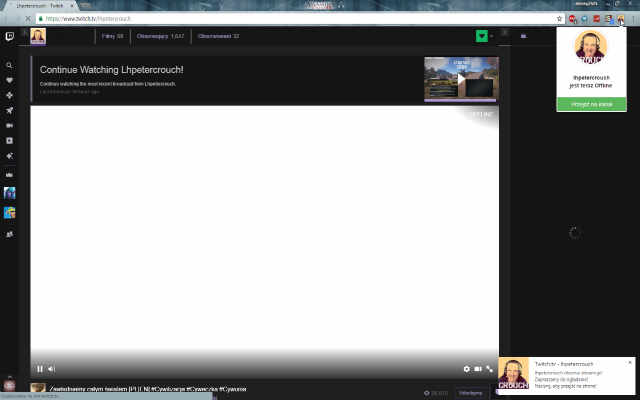 lhcr0uch Twitch Live Alert da Chrome Web Store para ser executado com OffiDocs Chromium online