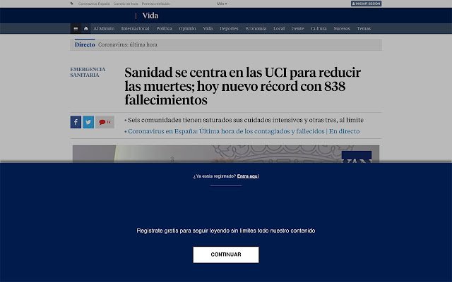 Liberador periodicos España จาก Chrome เว็บสโตร์ที่จะเรียกใช้ด้วย OffiDocs Chromium ออนไลน์