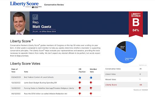 Liberty Score  from Chrome web store to be run with OffiDocs Chromium online